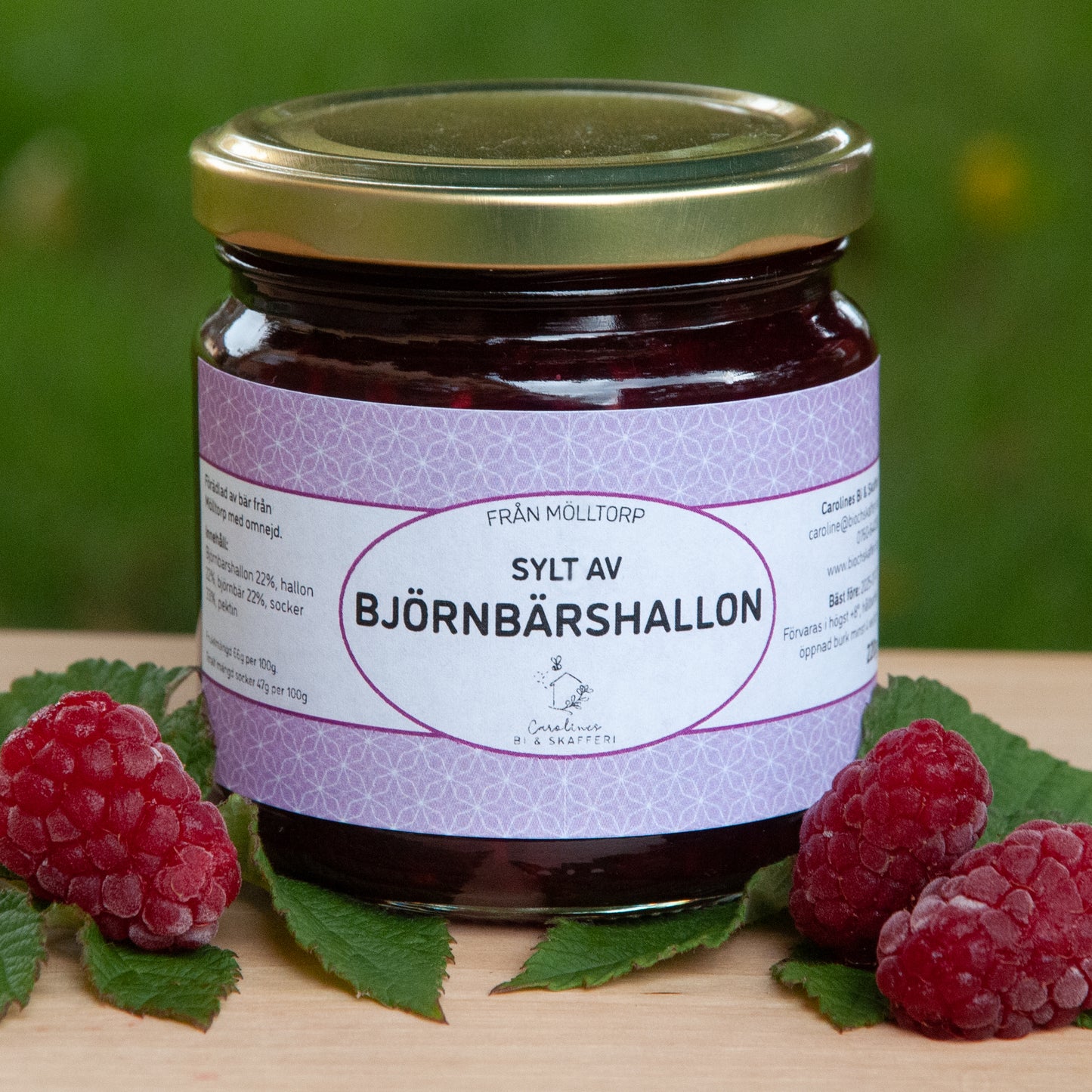 Sylt av Björnbärshallon, 220g