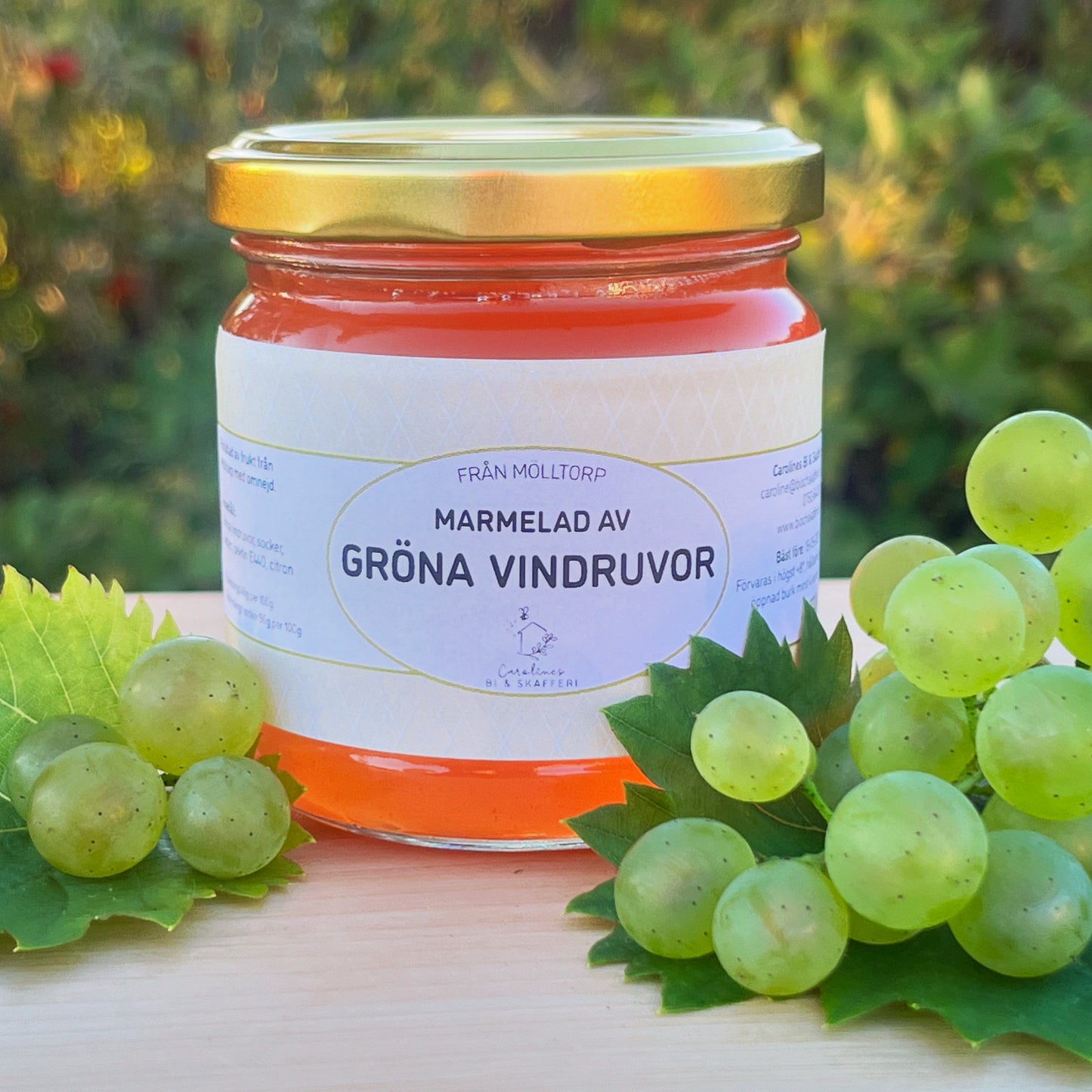 Marmelad av Gröna Vindruvor, 230g