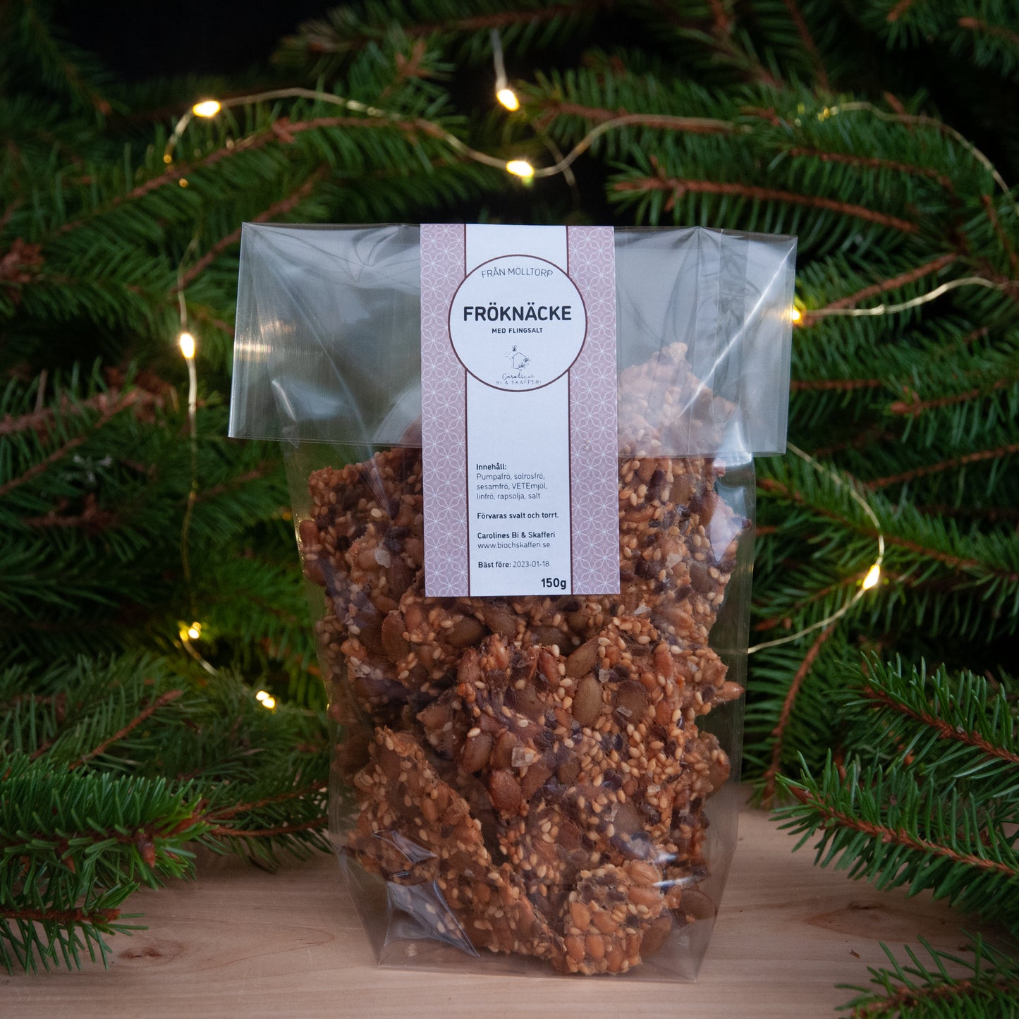 Fröknäcke, med flingsalt 150g