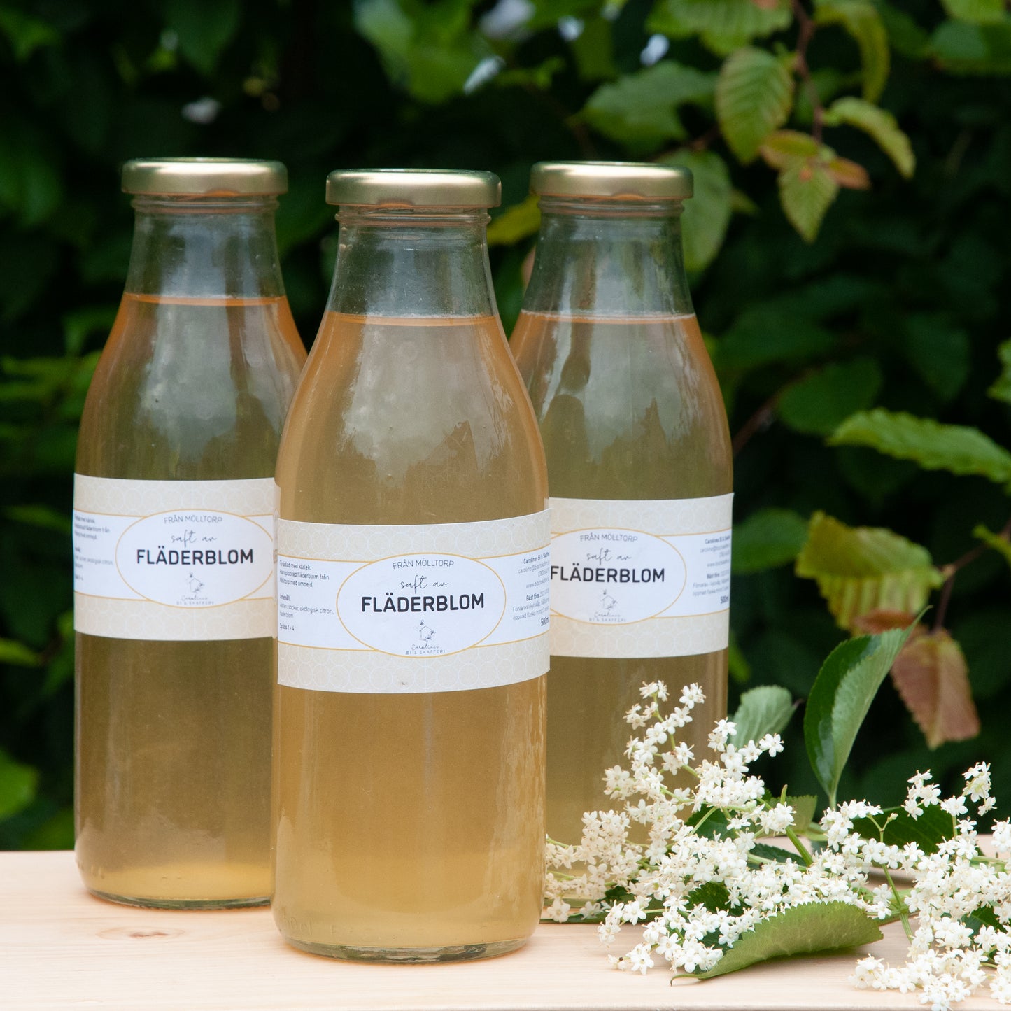 Saft med smak av Fläderblom, 500ml